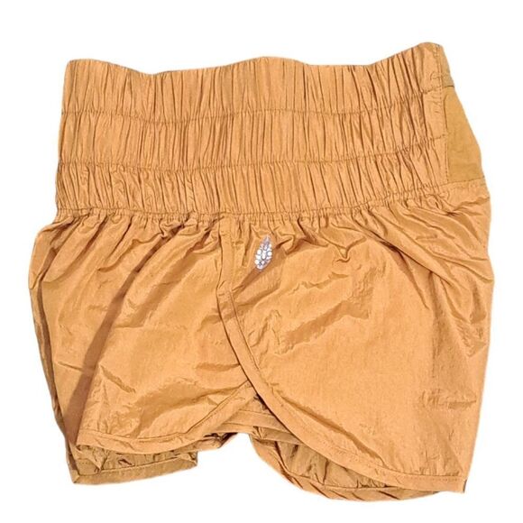 Free People Movement Way Home Shorts Women's Army Orange Sport Gym XS - Picture 4 of 6